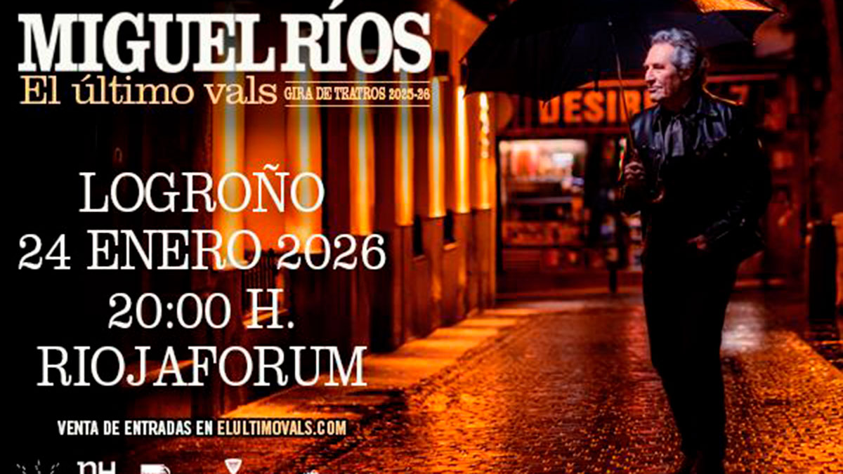 oncierto Miguel Ríos El Último Vals en Riojaforum Logroño 24 enero 2026