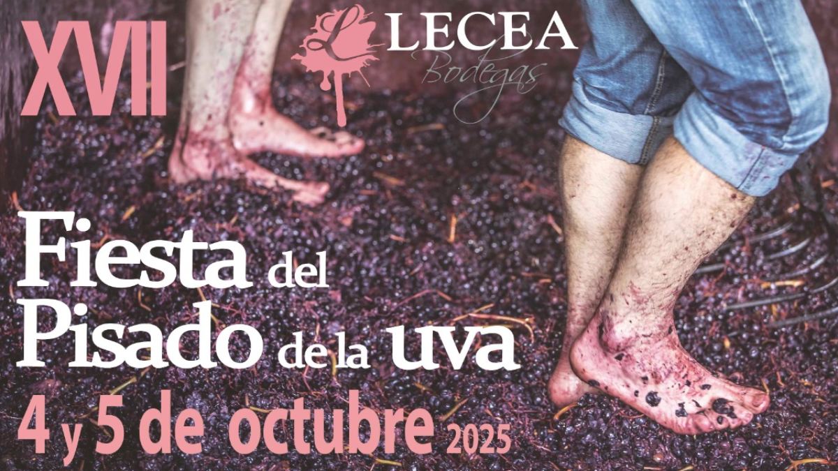 Fiesta pisado uva Lecea