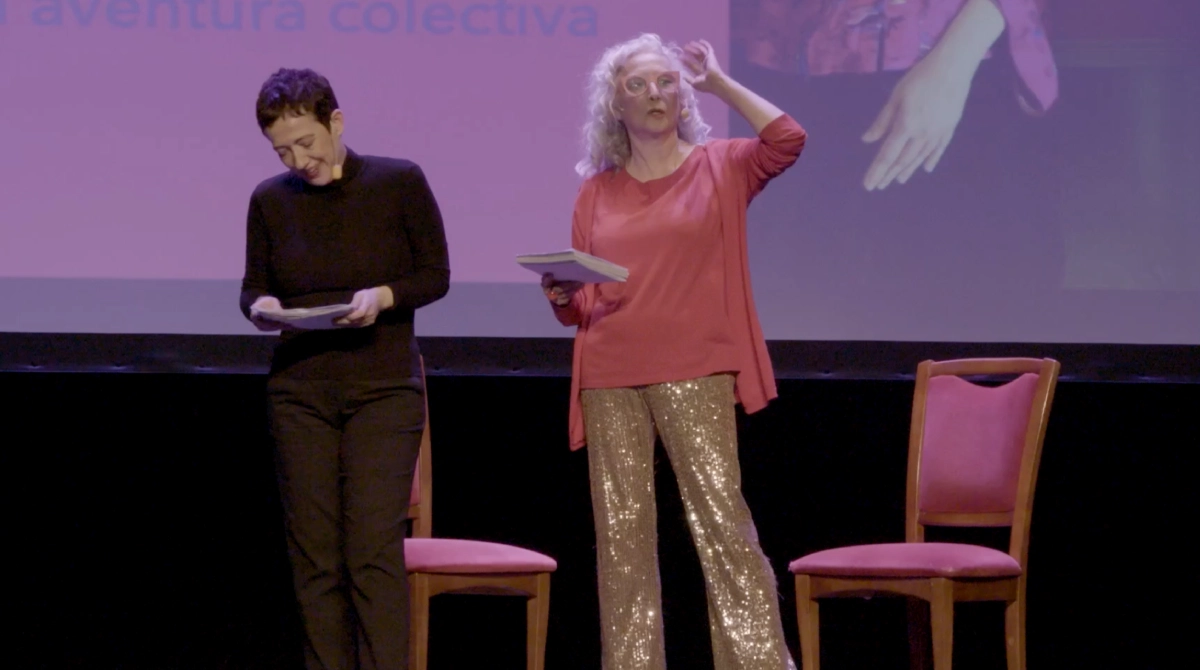 María Guerra y Mariola Cubells en la obra Señoras y señoras