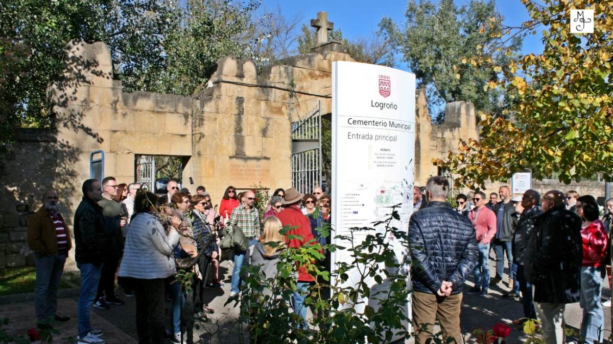 Amigos de La Rioja visitas cementerio logrono