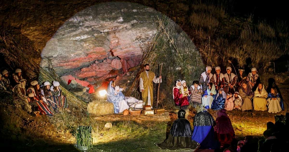 belen-viviente-de-alcanadre-adoracion