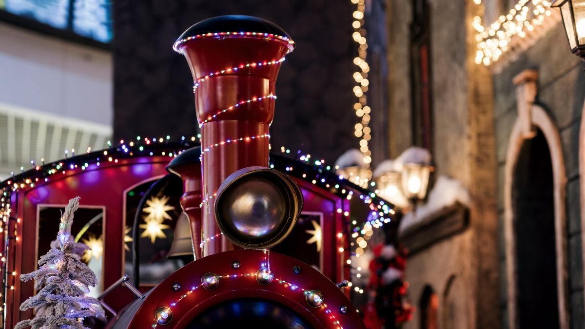 tren de la Navidad