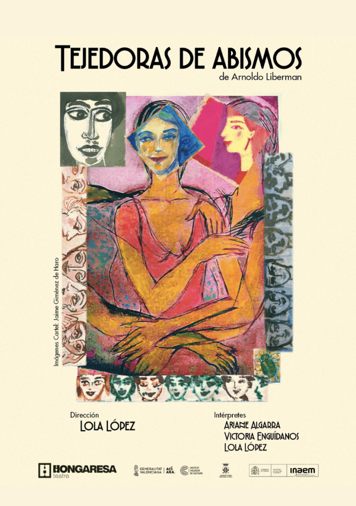 Cartel de la obra 'Tejedora de abismos'